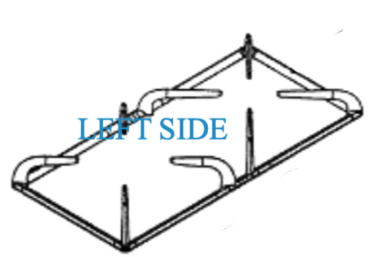 Fisher Paykel Oven Cooktop Wok Burner Pot Stand Trivet Left Side GC600WFC, GC600, CG602WFC, CG602WFC, CG902WFS, GC600WFC, **0061