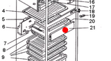 Mitsubishi Fridge Chiller Door MR260T, MR260U, MR260S, MR260X, MR260B, MR260C, MR260G, MR260R