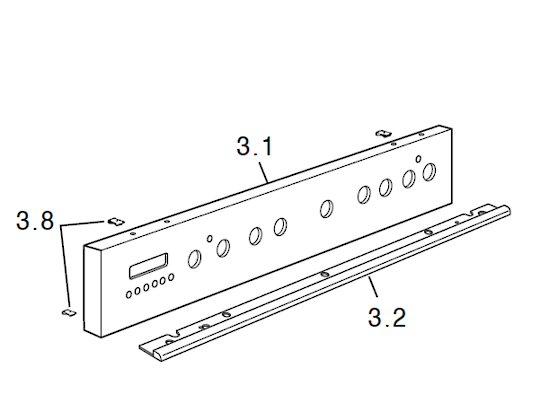 Delongi Oven Control Panel D926GWF