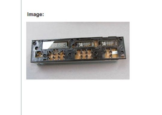 Fisher Paykel Shacklock Oven Display Controller Board M570A, M570E, TM570D, XM570, XM570D, XM570X, No Longer Available
