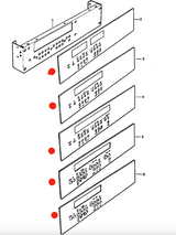 Fisher Paykel Shacklock Oven Display Decal M570A, M570E, TM570D, XM570, XM570D, XM570X, TCM570, M620, M645, M754, 75