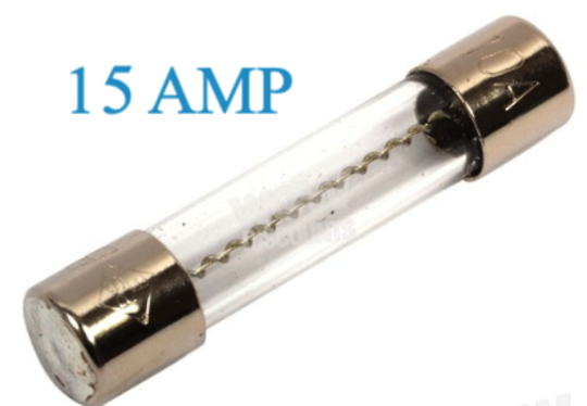 Universal Fuse 15 Amp, 15AMPS, 15 Amps,