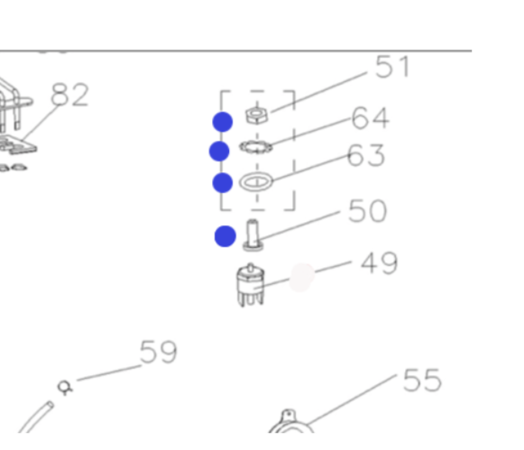 Haier Elba Fisher Paykel Thermostat Manual Reset Limiter Washer and Nut