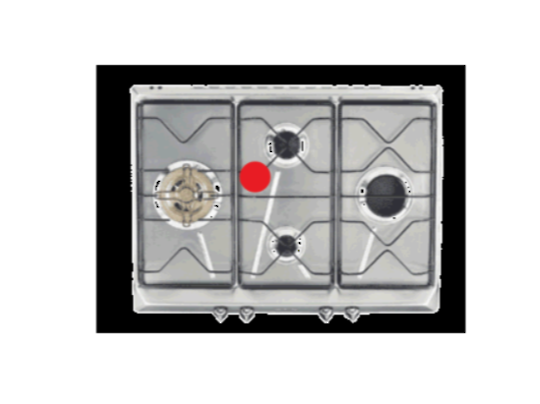 Smeg and Omega Cooktop Trivet Middle SAR574X.1 and More