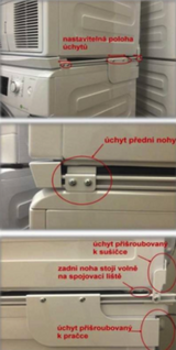 Universal Washing Machine and Dryer Stacking Kit, Will Fit On 600MM Wide Appliances