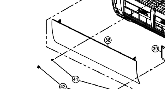 Panasonic Air-Condition and Heat Pump Front Cover