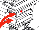Mitsubishi Fridge Slide Chill Case Up , CU415, No Longer Available