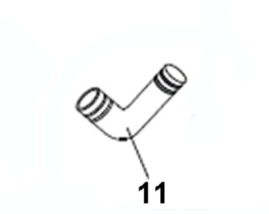 Elba Washing Machine Sub Hose Drain Pump WA50T54W1, 61305