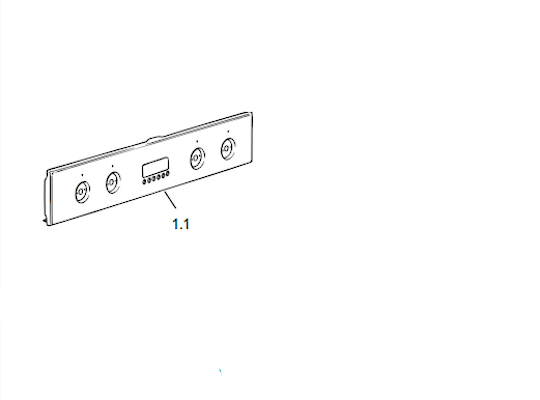 Delongi Oven Control Panel DMFPS62