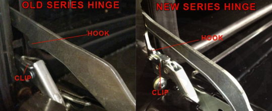 Ilve Oven Door Hinge 900 Large Oven A/028/45 A02845