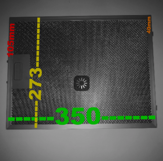 Fisher Paykel Robinhood Rangehood Aluminium Filter 104077,