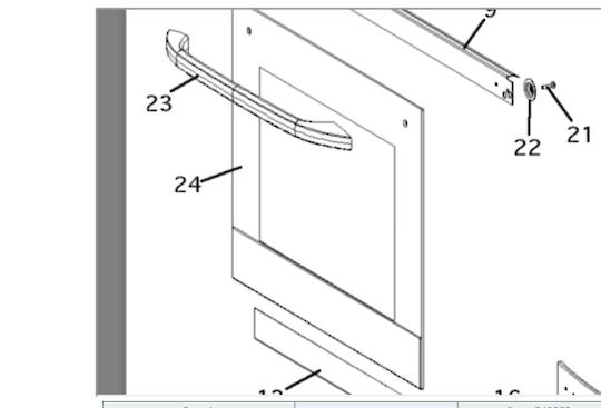 Fisher Paykel Oven Door Glass Outer External BI602C, BI602R, BI602HN, BI601C, BI601R, No Longer Available