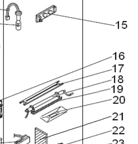 Mitsubishi Fridge Defrost Element