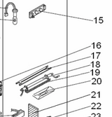 Mitsubishi Fridge Defrost Element