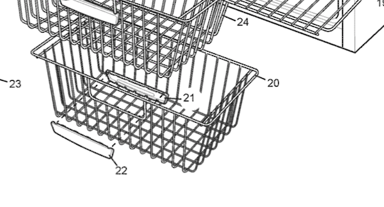 Westinghouse Simpson Freezer Basket Small Lower BJ383