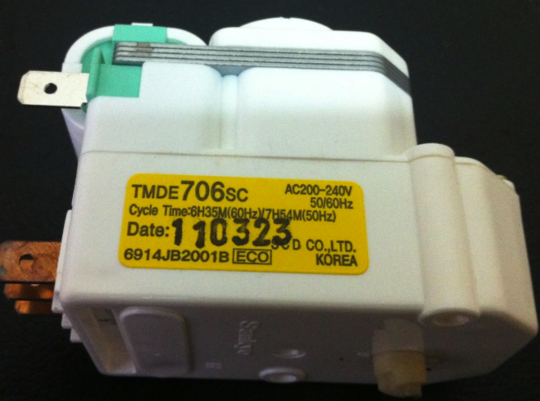 LG Westinghouse Fridge Defrost Timer GR-332SFA,6914JB2001B