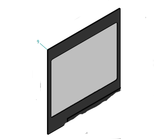 Ilve Oven Inner Door Glass 600SLMP, 600SLMP/I,