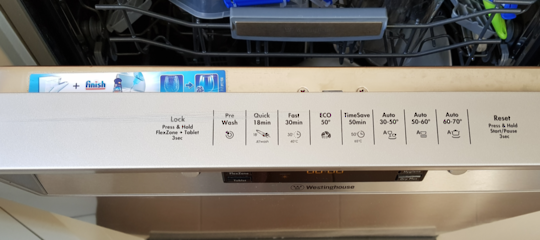 Westinghouse Dishwasher Front Panel Trim WSF67381S
