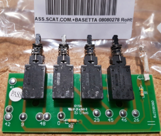 Smeg Rangehood Switch Pcb Controller K20L60SS, K20L90SS, KK020 L1 P Pu, K39L, *NO LONGER AVAILABLE