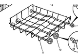 Westinghous Simpson Dishwasher Lower Basket , No Longer Available