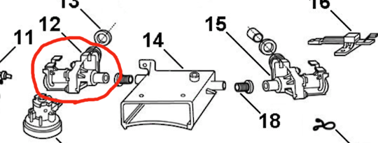 Haier Washing Machine Cold Inlet Valve HWM50TLF