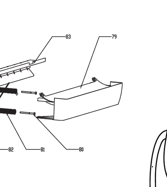 Nouveau Dish Washer Kick Board Or Panel