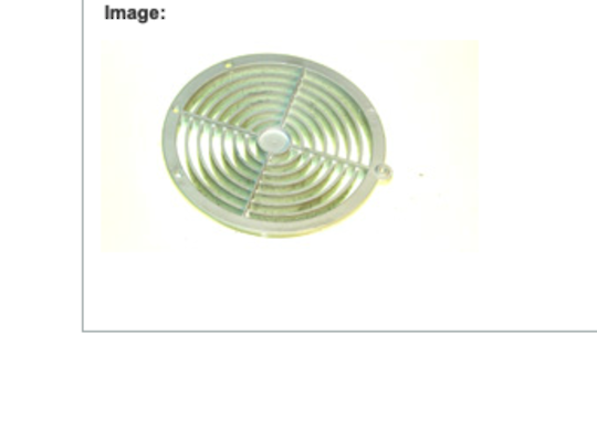 Fisher Paykel Dryer Rear Vent Grille AD39,