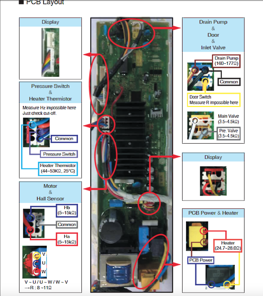 LG Washing Machine Pcb Assy WD14022D6, WD12021D6,