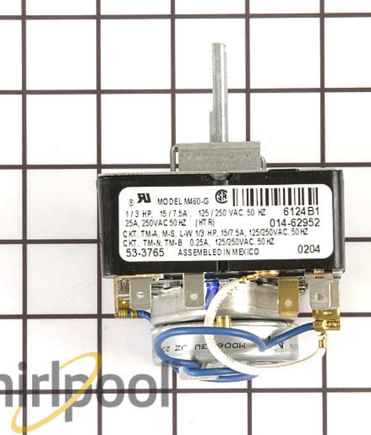 Maytag and Whirlpool Washing Machine Timer PYE3200AGW