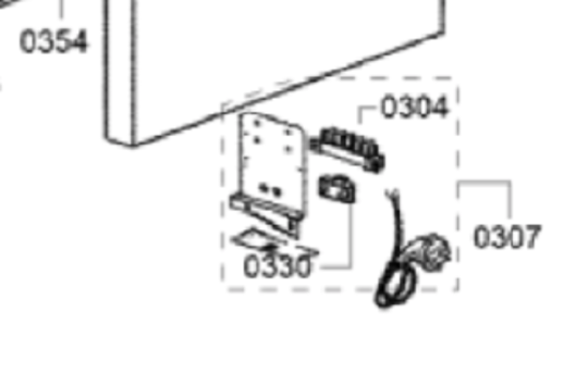 Bosch Oven Power Cord Assy HSB738156A