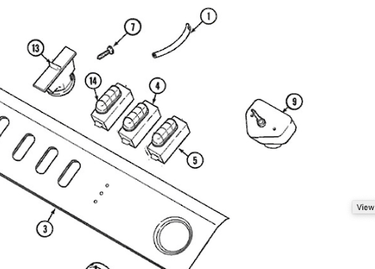 Maytag and Whirlpool Washing Machine Timer LAT9606BGE