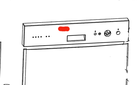 Classique Dishwasher Control Panel CLD12SS