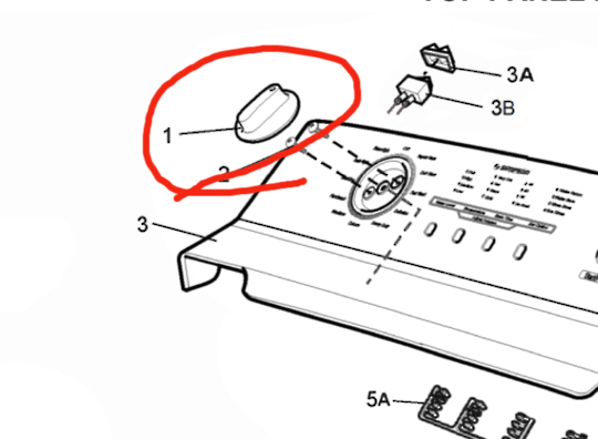 Westinghouse Electrolux Washing Machine Timer Knob SWT9542