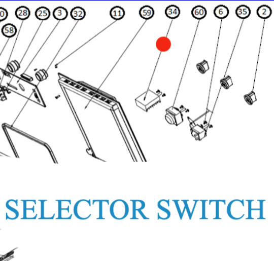 Everdure Omega Oven Multifunction Switch Or Selector
