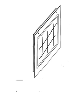 Classique Oven Outer and Inner Door Glass