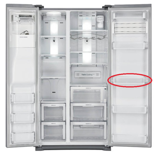 Samsung Fridge Door Shelf Middle On Door
