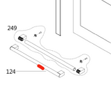 Omega Oven Door Handle OO640X, OBO650X OO640X