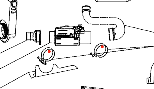Dishwasher Heat Pipe Connect Hose Clips ,