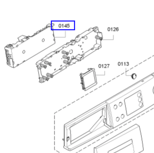 Bosch Washing Machine Power Moudle WAS32440AU/23 WAS32440AU/38