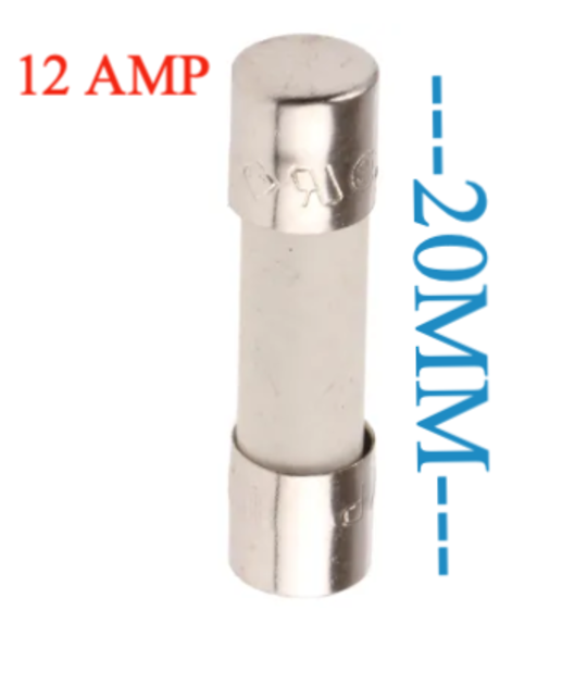 Universal Fuse 12 Amp, 12AMPS, 12 Amps,