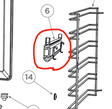 Fisher Paykel Oven Slide for Oven Rack
