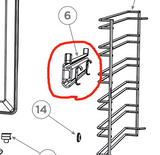 Fisher Paykel Oven Slide for Oven Rack