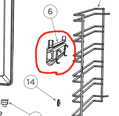 Fisher Paykel Oven Slide for Oven Rack
