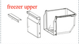Samsung Freezer Upper Drawer SRS583NLS