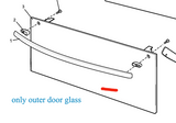 Westinghouse Electrolux Outer Door Assy Smaller Oven