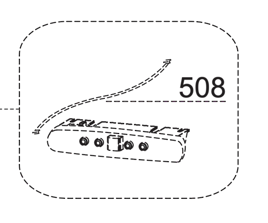 Smeg Rangehood Function Switch Only Flat Cable