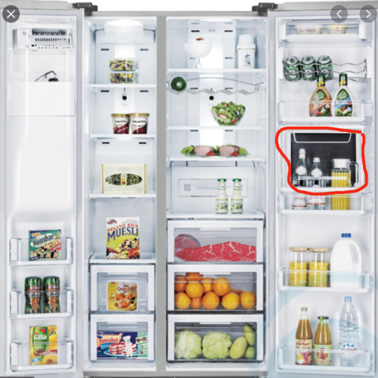 Samsung Fridge Door Home Bar Case Recess