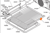 Smeg Microwave Wire Rack SFA4395MCX, SFA4604MCNX