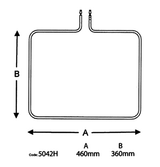 Atlas Westinghouse Simpson Lower Bake Element 9HM-W