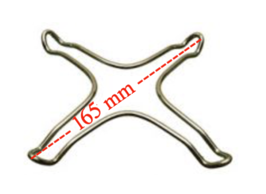 Oven Cooktop Cross Support for Espresso Stand